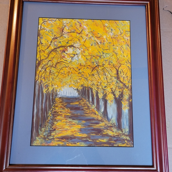 Brea Marie Other - "Into the Yellow Woods"
Original Artwork Soft Pastel on Pastel Paper Framed
